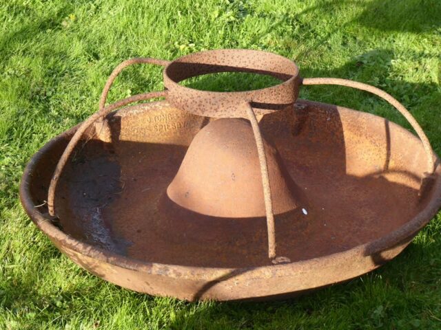 Vintage Cast Iron Pig Feeding Troughs