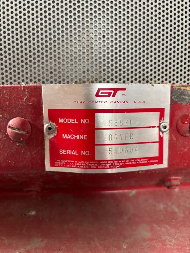 Opico 555XL, Year 2006, 12t batch dryer