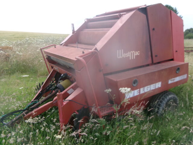 West mac 5×4 round balers
