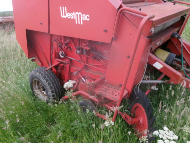 West mac 5×4 round balers
