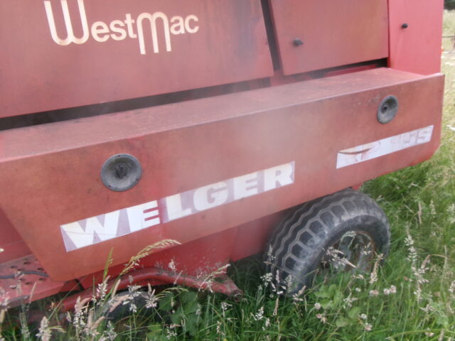 West mac 5×4 round balers