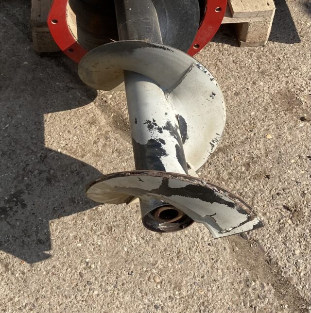 CNH unloading auger extension