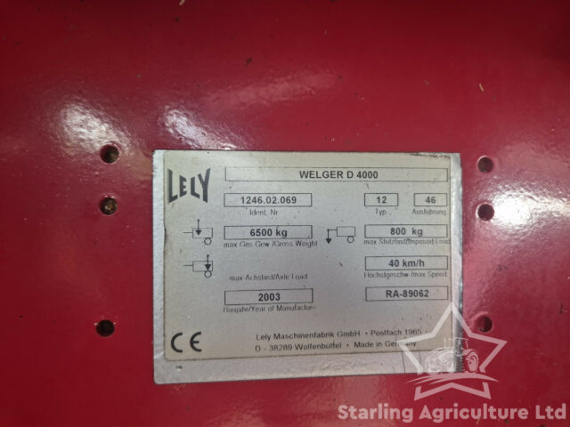 Welger D4000 80×70 Baler