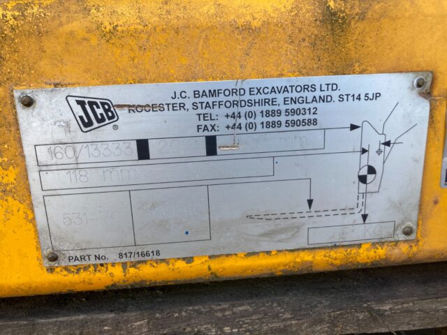 JCB Q-FIT HEADSTOCK