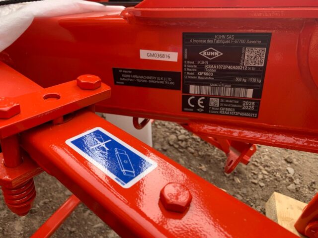 GM036816 KUHN GF6503 TEDDER