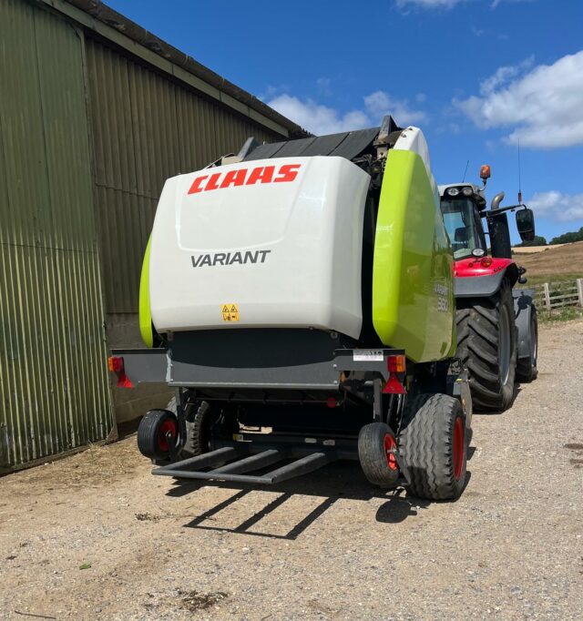 One- 2010 Claas Variant 380 Round baler,