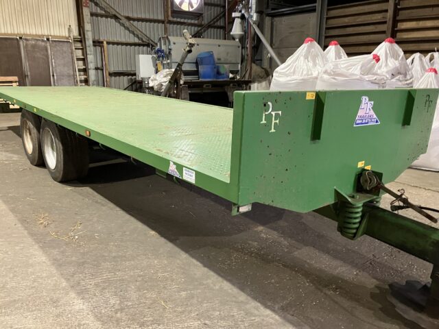 One- 2017 PF Trailers, 12 ton,