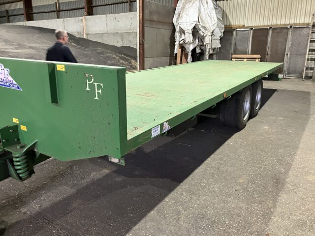 One- 2017 PF Trailers, 12 ton,