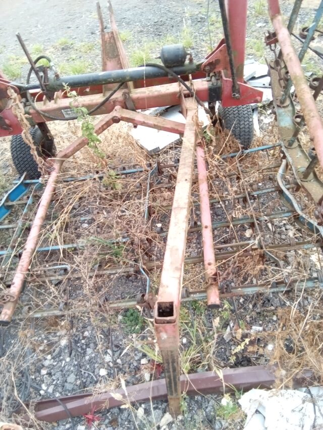 Grass harrows