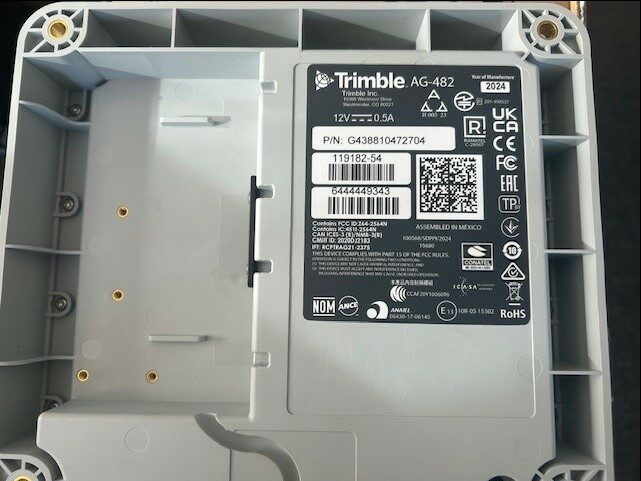 FE00376A TRIMBLE AG-482 RTK RECEIVER.