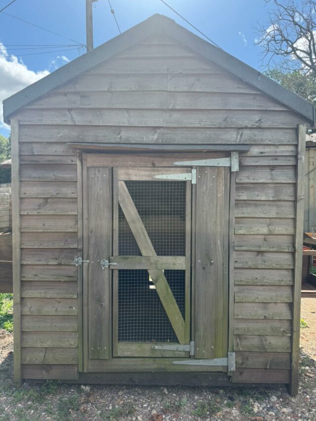 Domestic Wooden Chicken Coop Shed
