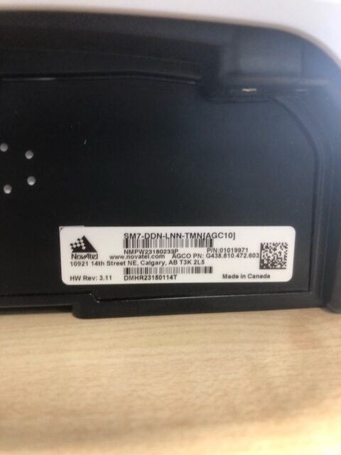 FE00019A NOVATEL SMART 7 SM RECEIVER.