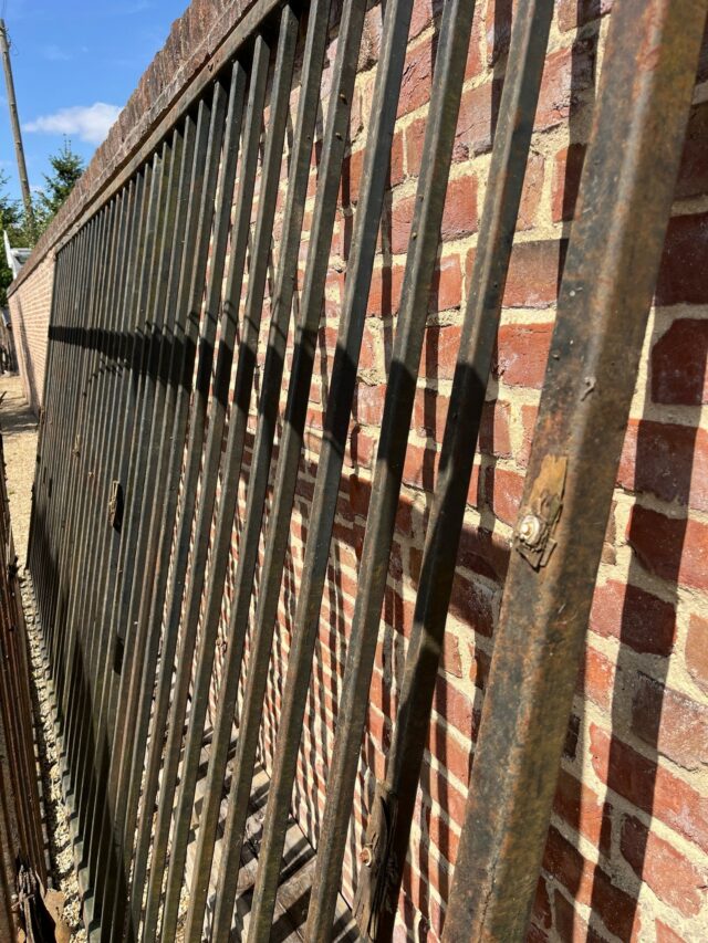 Heavy duty steel gates