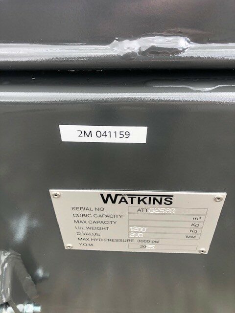 2M041159 PHILIP WATKINS 1200KL WEIGHT