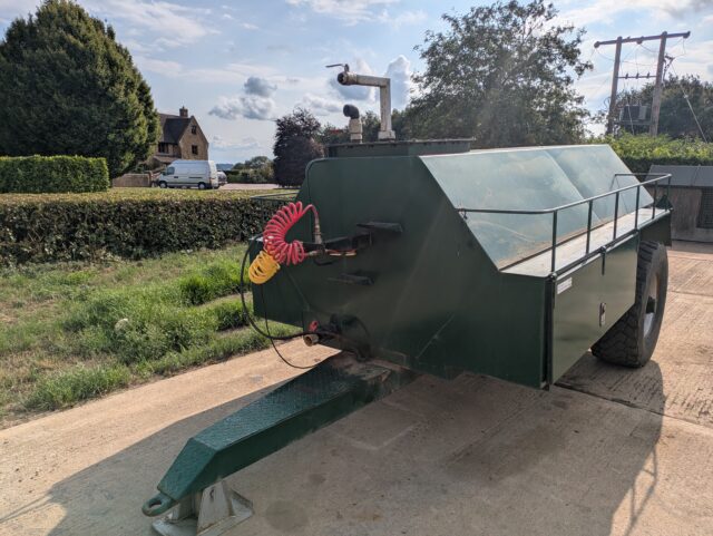 One- Used Titan 5000 litre water bowser,