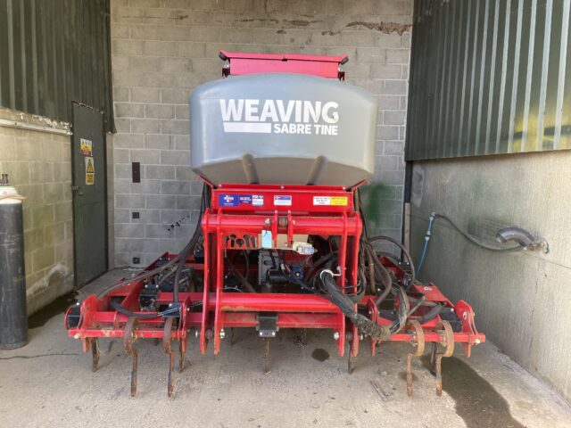 Weaving sabre tine drill