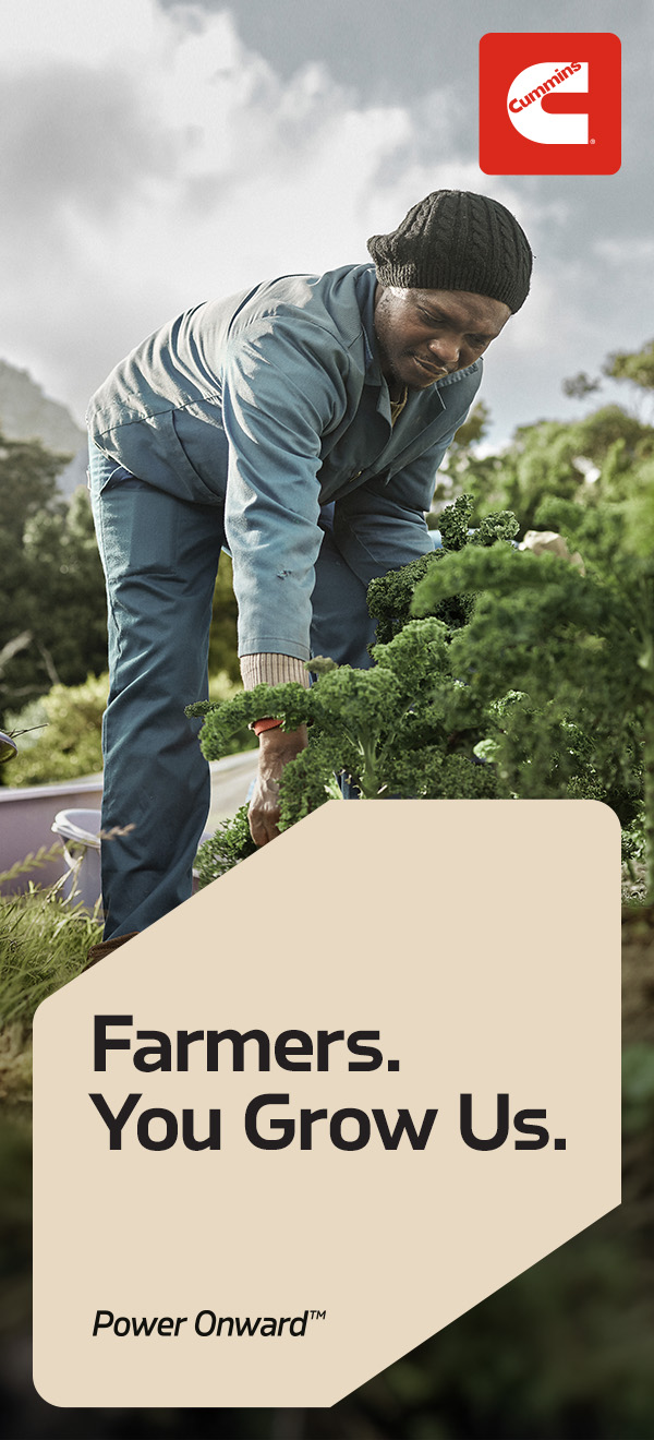 Cummins - Farmers, you grow us