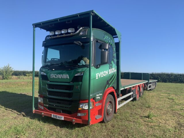 Scania R450 Rigid & Trailer