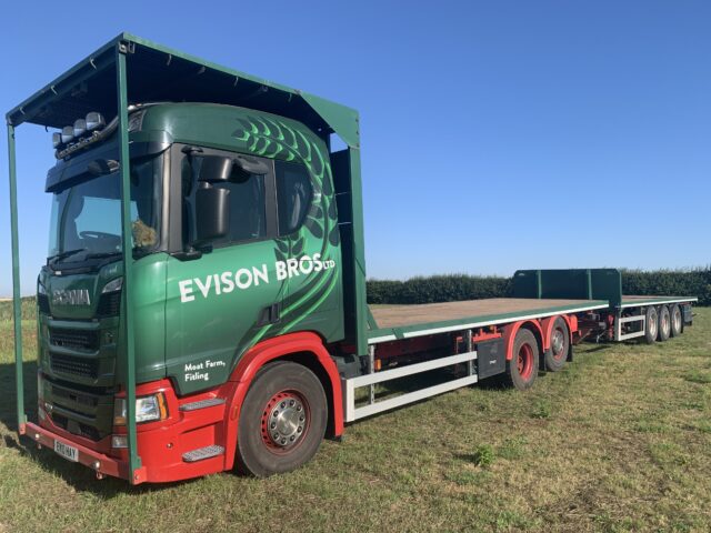Scania R450 Rigid & Trailer