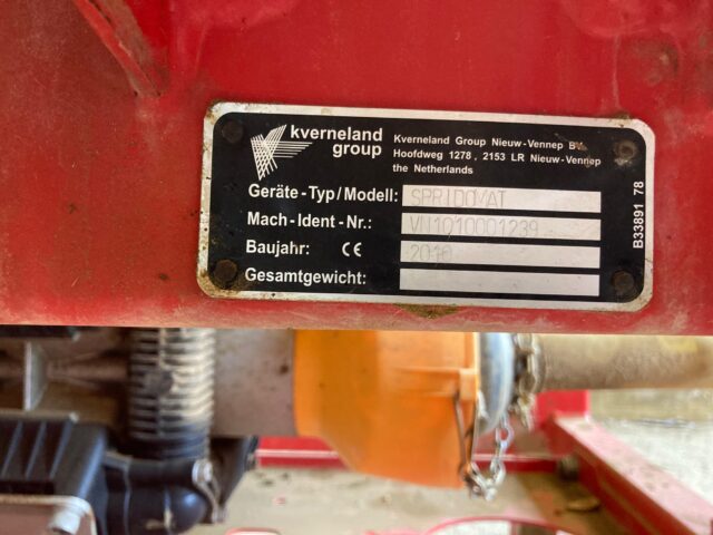 Vicon Rau mounted sprayer