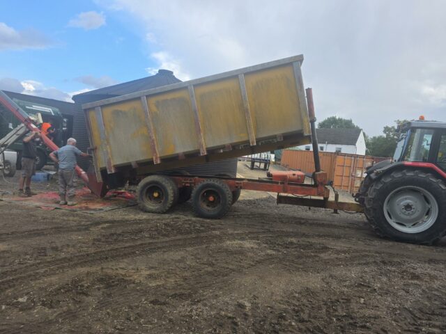 13/14 tonne aluminium grain trailer