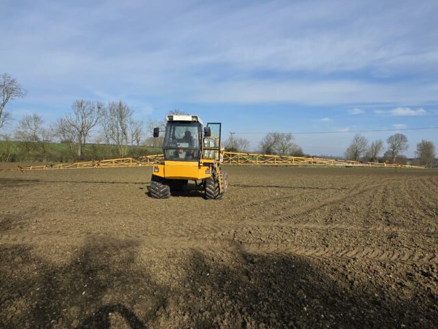 Knight self propelled sprayer