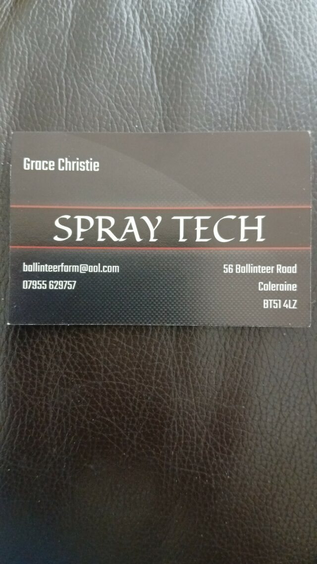 Shot blasting and spray painting
