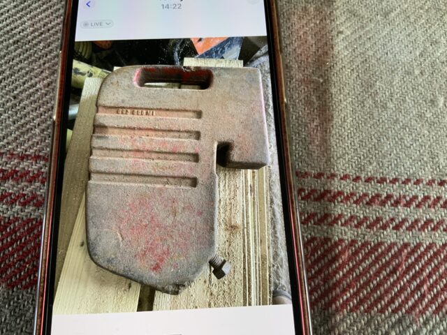 Vintage front weights