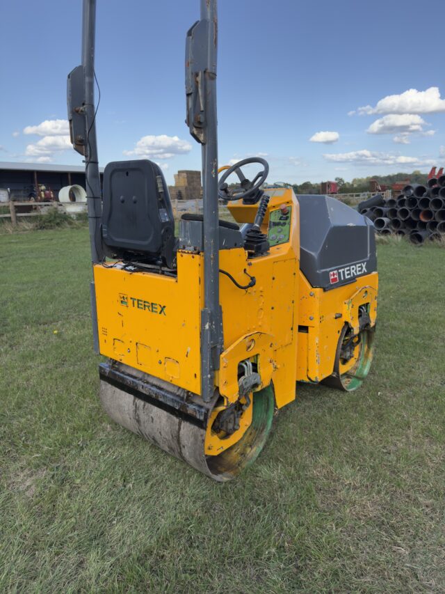 Terex tv800 double drum vibrating roller
