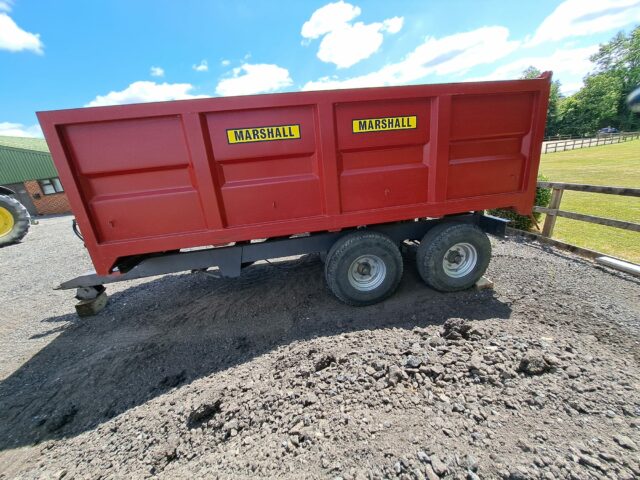 One- Used Marshall 8.5ton Grain Trailer