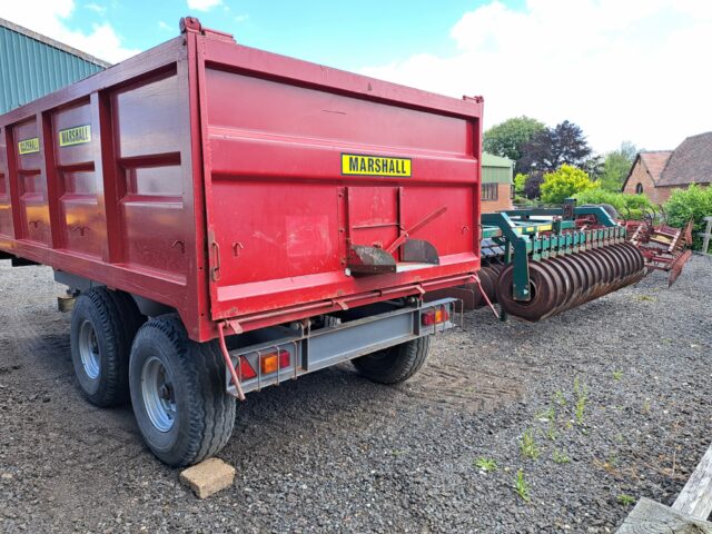 One- Used Marshall 8.5ton Grain Trailer