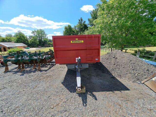 One- Used Marshall 8.5ton Grain Trailer