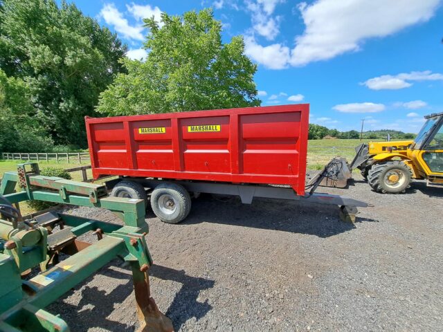 One- Used Marshall 8.5ton Grain Trailer
