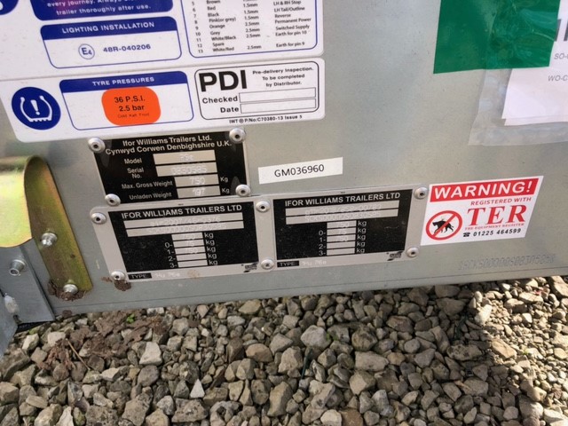 GM036960 IFOR WILLIAMS P6E TRAILER