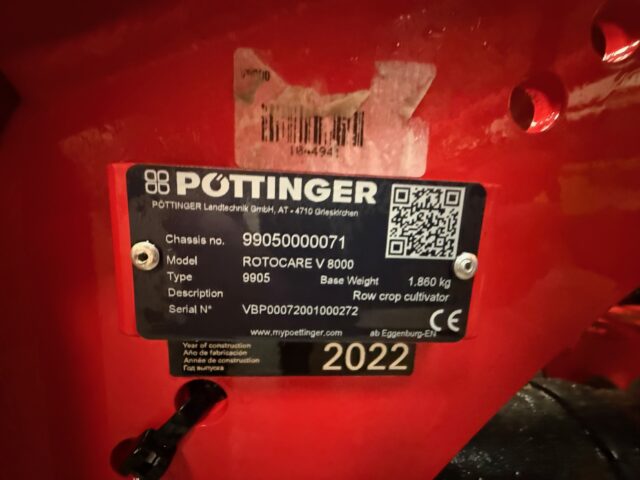 Pottinger RotoCare V 800