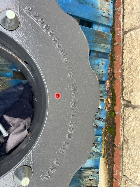 MA05312C MF 2 X 250KG WHEEL WEIGHTS