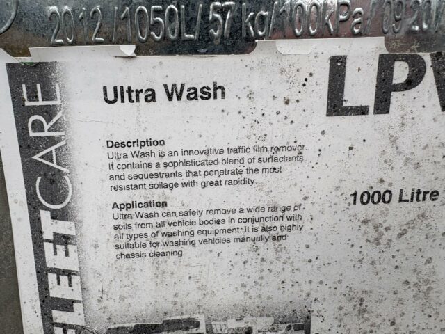 1000 Litres of Truck Wash / Traffic Film