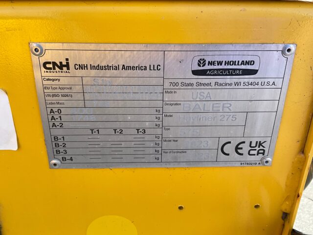 2023 New Holland Hayliner 275