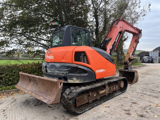 Kubota KX080-4 Excavator