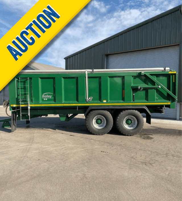Lot 5: Bailey Twin Axle Tipping Trailer