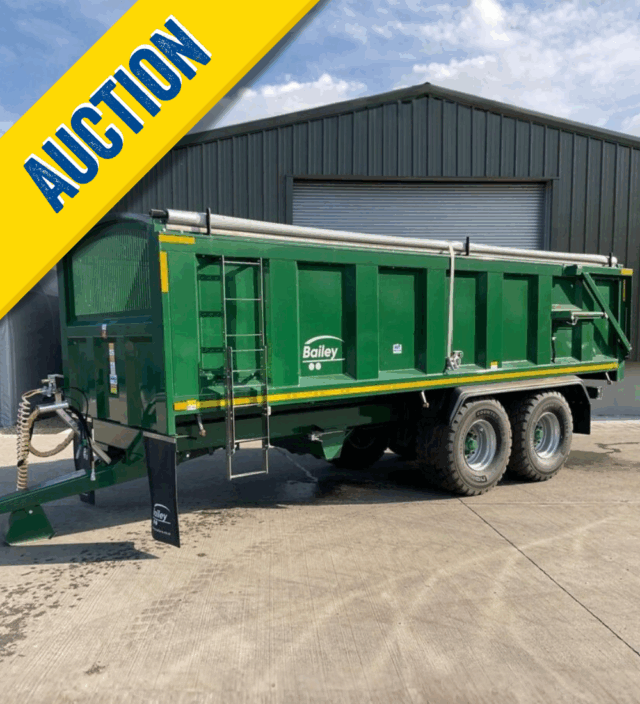 Lot 4: Bailey Twin Axle Tipping Trailer