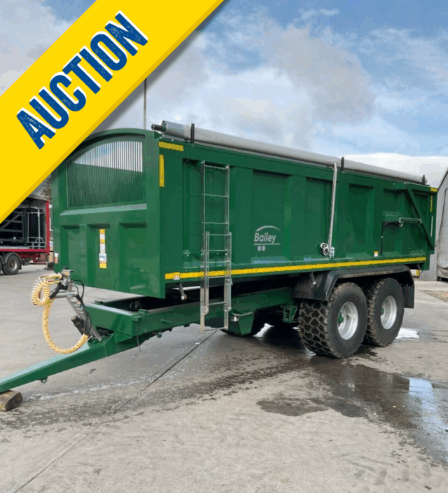 Lot 6: Bailey Twin Axle Tipping Trailer