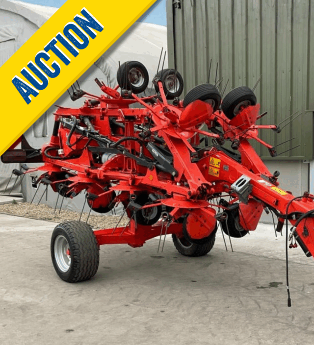 Lot 17: Kuhn GF13012 Single Axle Tedder