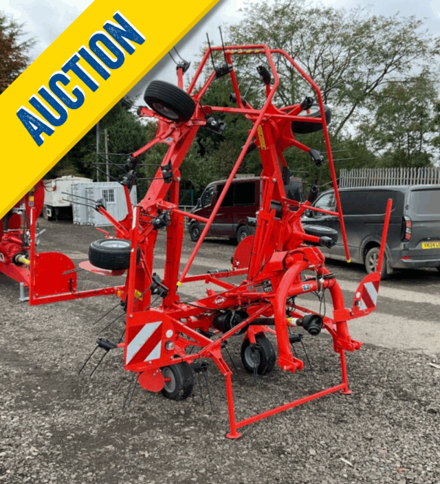 Lot 14: Kuhn GF6503 Mounted Tedder