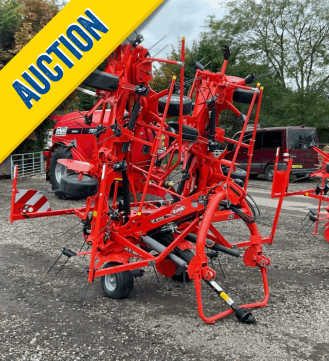 Lot 13: Kuhn GF8703 Mounted Tedder