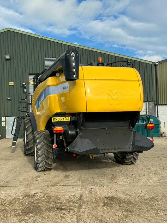 One- 2005 New Holland CX840 Combine