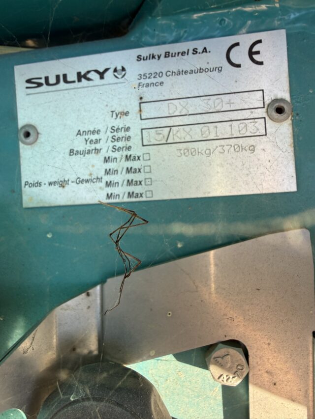 Sulky DX 30+ Fert Spinner