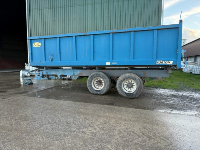 One- Used Norton 16 ton Grain Trailer