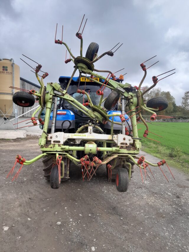 Claas volto 740hr 6 rotor tedder