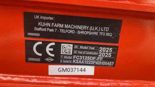 GM037144 KUHN FC3125DFFF MOWER